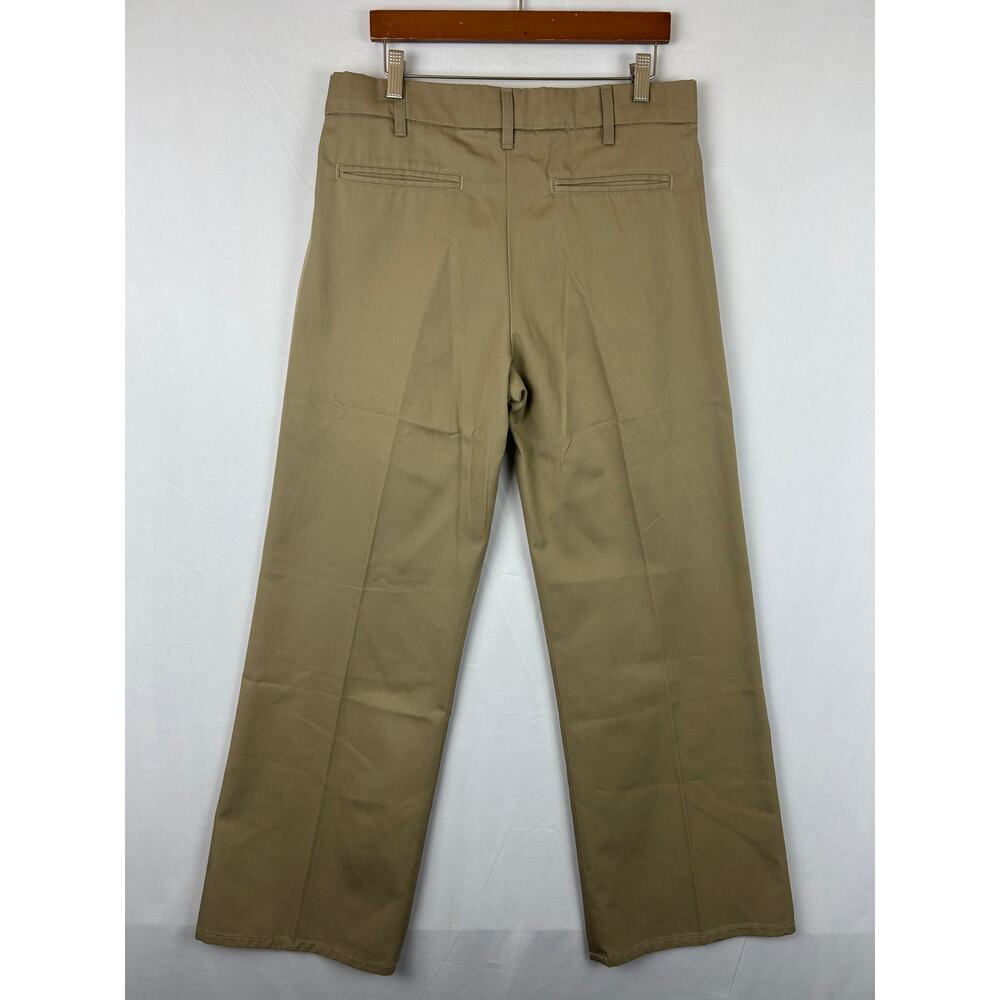 Re/Done Khaki Super Wide Trouser Pant 32" Inseam 436-20WSWTROU Women's Size 26 - Picture 7 of 9